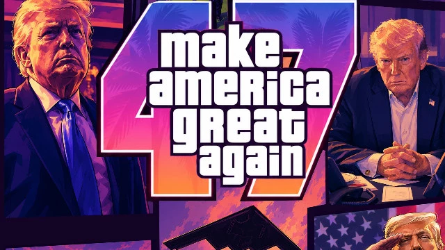 Rockstar официально отказалась давать комментарий на коллаж Трампа в стиле GTA — подозрения, что Зельник купил 47 президента США ради рекламы, усиливаются