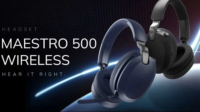 MSI выпустила наушники MAESTRO 500 WIRELESS — и геймерам, и меломанам на радость