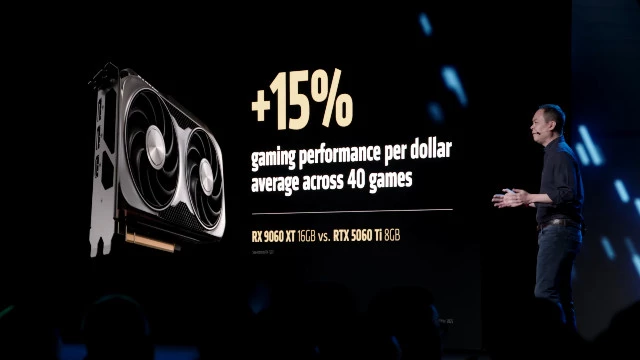 AMD представила народную видеокарту Radeon RX 9060 XT — на 15% выгоднее RTX 5060 Ti  