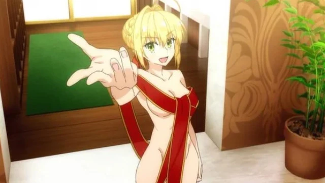 Fate/EXTRA Record хвастается своей императрицей Сэйбер