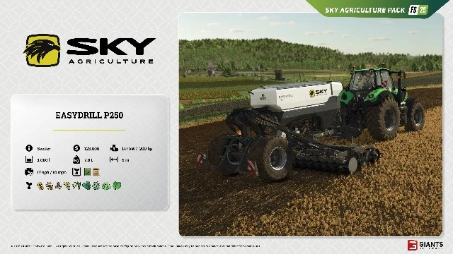 Farming Simulator 25 пополнится техникой SKY Agriculture уже 30 июня