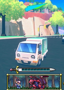 Truck-kun is Supporting Me from Another World?!
