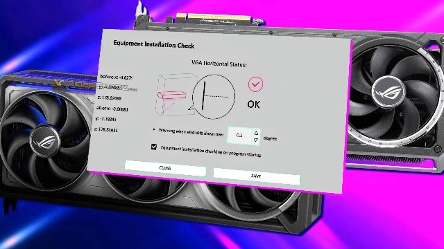 В ASUS GeForce RTX 50 ROG Astral есть гироскоп и акселерометр для защиты от провисания