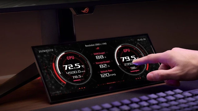 ROG Strix XG129C: ASUS представила ультраширокий сенсорный экран для мониторинга ПК