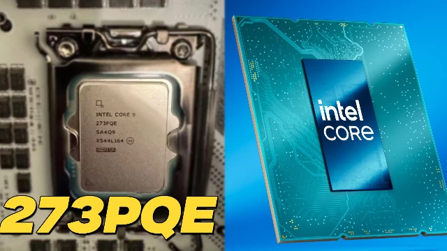 Intel Core 9 273PQE оказался быстрее, чем i9-14900K в первых игровых тестах, но это не точно 