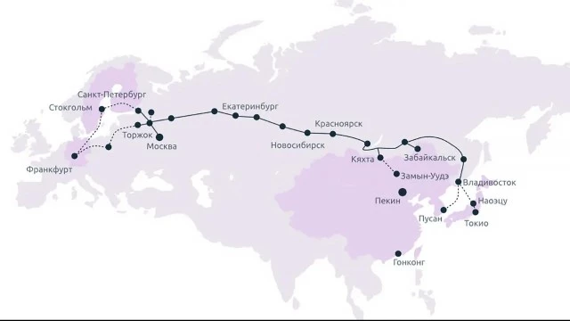 «Ростелеком» запустил линию TEA NEXT: наземный канал между Европой и Азией с задержкой до 65 мс