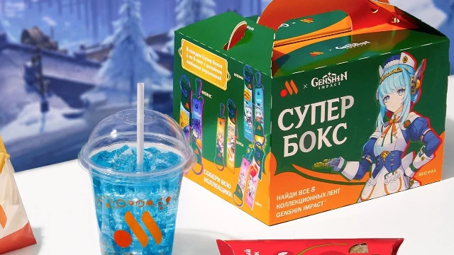 Путешествие в Снежную начинается: во «Вкусно — и точка» стартовала коллаборация с Genshin Impact