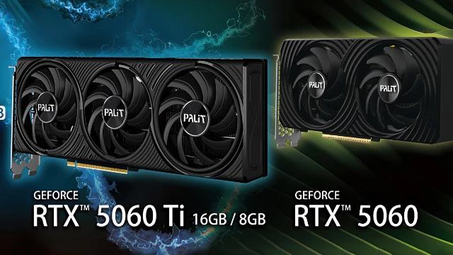 В продаже появились видеокарты RTX 5060 Ti с 8 ГБ — немного дешевле версии на 16 ГБ