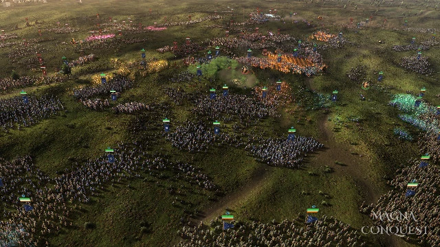 Анонсирована стратегия Magna Conquest от студии CH4WORKS с масштабными битвами на 100 000 юнитов