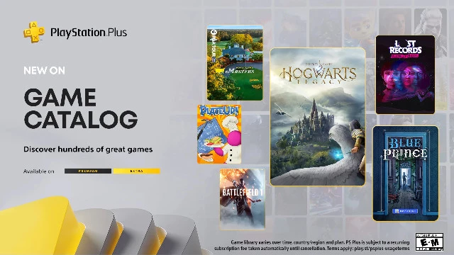 Продвинутые подписчики PlayStation Plus получат в апреле Hogwarts Legacy и Alone in the Dark 2