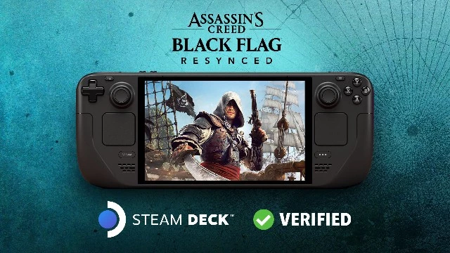 Assassin's Creed Black Flag Resynced полностью оптимизировали под Steam Deck