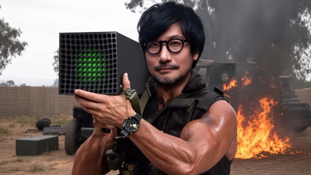 Кодзима сменил Фила Спенсера на забавном арте с Xbox-базукой: маркетологи Microsoft приветствовали Гения