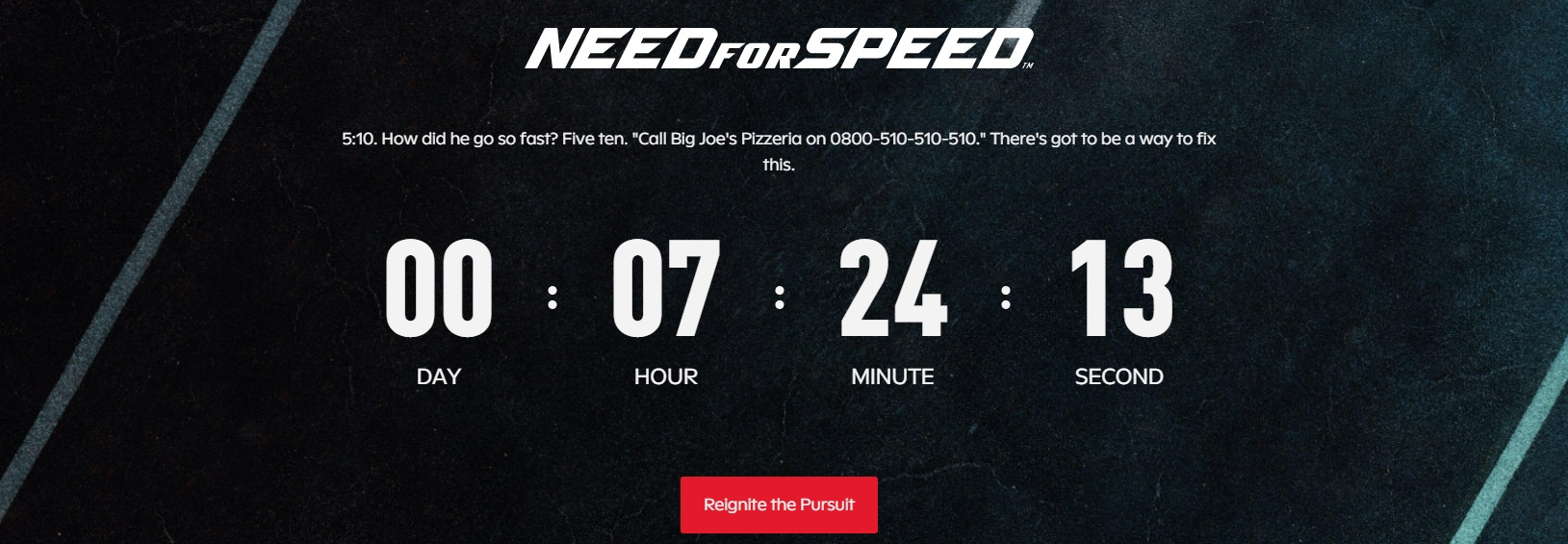 Сегодня в 18:00 состоится презентация Need for Speed 