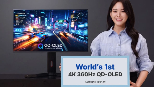 Samsung представила первую в мире 31,5-дюймовую 4K 360 Гц QD-OLED панель с режимом 680 Гц
