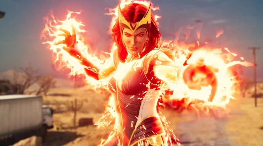 Игровой процесс Marvel's Midnight Suns за Алую Ведьму