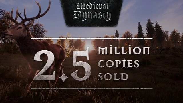 Средневековый симулятор Medieval Dynasty разошелся тиражом в два с половиной миллиона копий