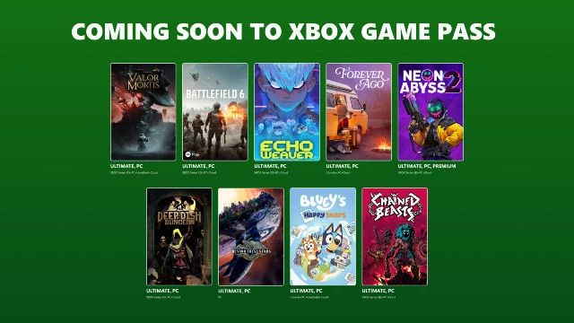 Valor Mortis, Battlefield 6 и не только в XBOX Game Pass в октябре, Clair Obscur: Expedition 33 на выход