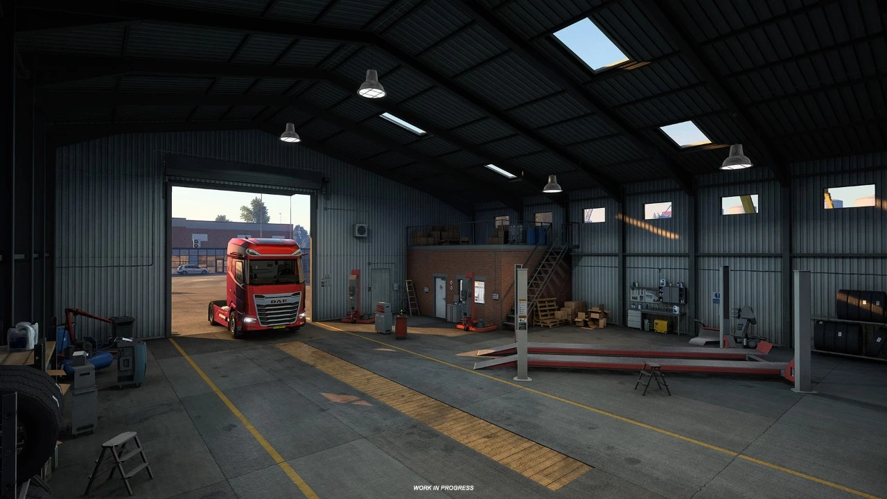 Уже скоро, игроки Euro Truck Simulator 2 не захотят покидать своих гаражей