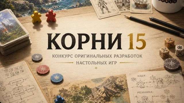 Стартовал прием заявок на конкурс настольных игр «КОРНИ 15» от Hobby World
