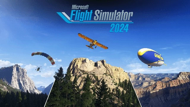Microsoft Flight Simulator 2024 получит обновление с национальными парками США и дирижаблем Goodyear