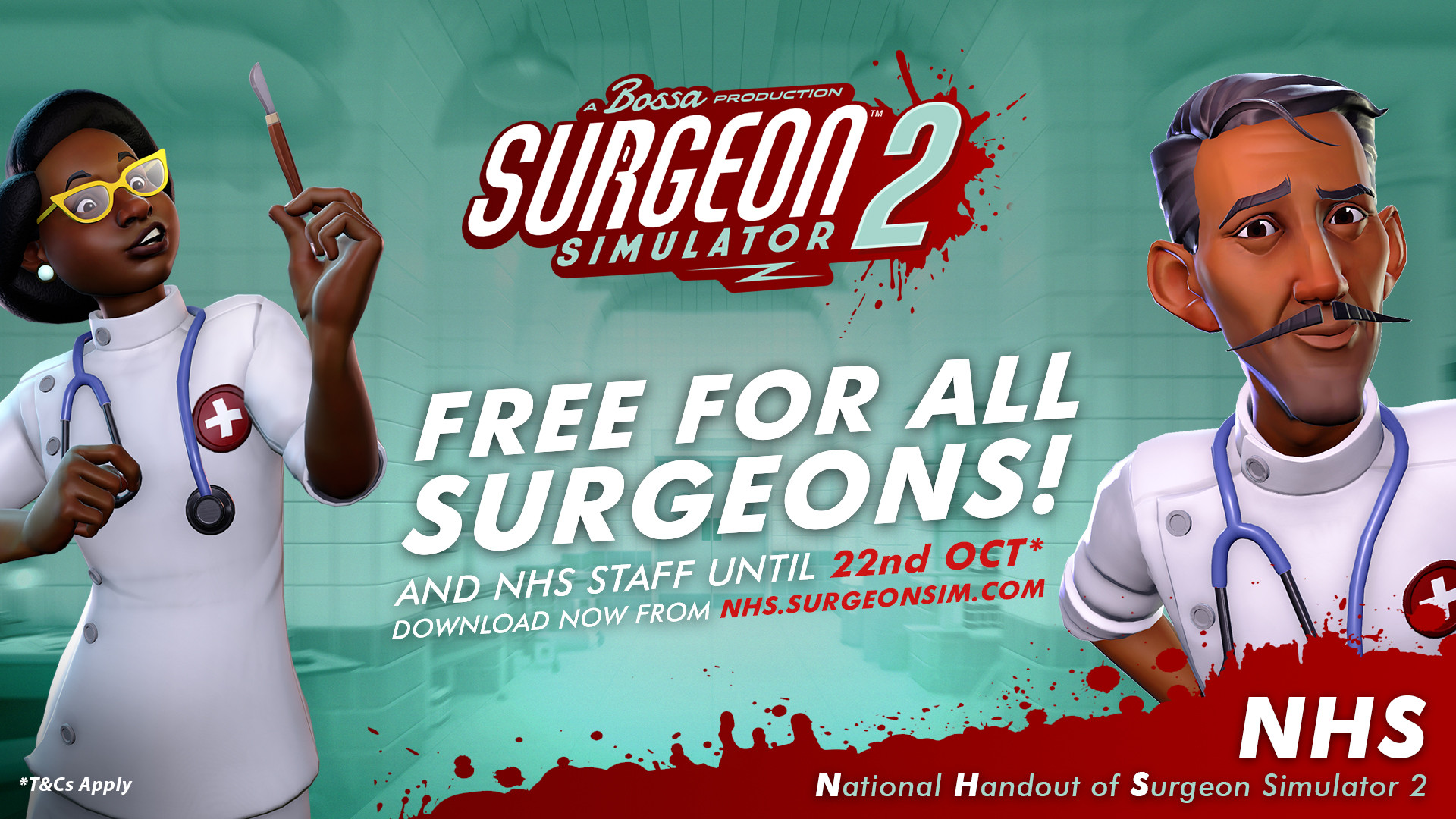 Surgeon Simulator 2 - Раздача игры для работников службы здравоохранения