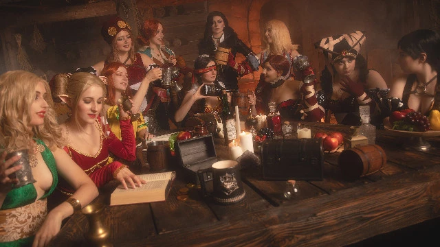 Фотосет шикарных чародеек из "Ведьмака" от CD Projekt RED — ни одной чернокожей