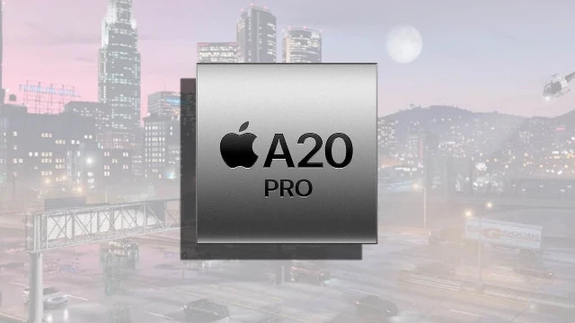 Процессор A20 Pro из iPhone 18 Pro Max обходит GTX 1050 Ti в GTA 5