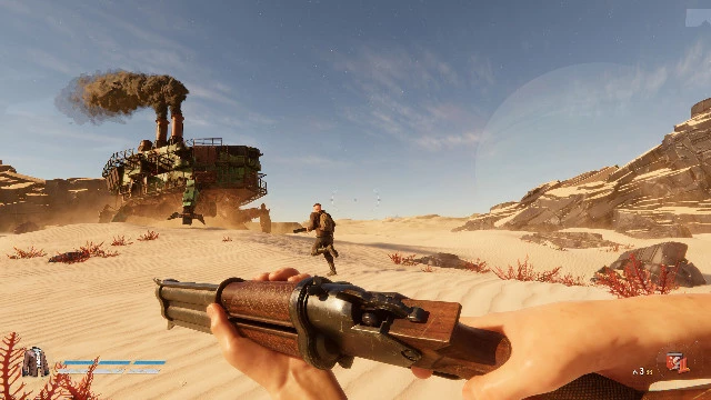 Новый патч для Sand: Raiders of Sophie позволяет угонять вражеские шагающие механоиды