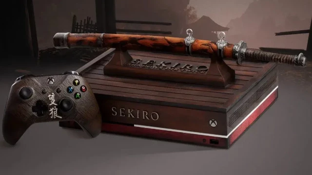 Красивое: на eBay выставили эксклюзивную консоль Xbox One X в стиле Sekiro: Shadows Die Twice