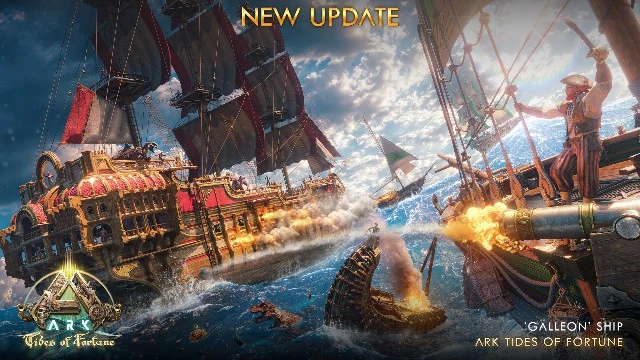 ARK: Survival Ascended отправляется в открытое море с огромным Галеоном