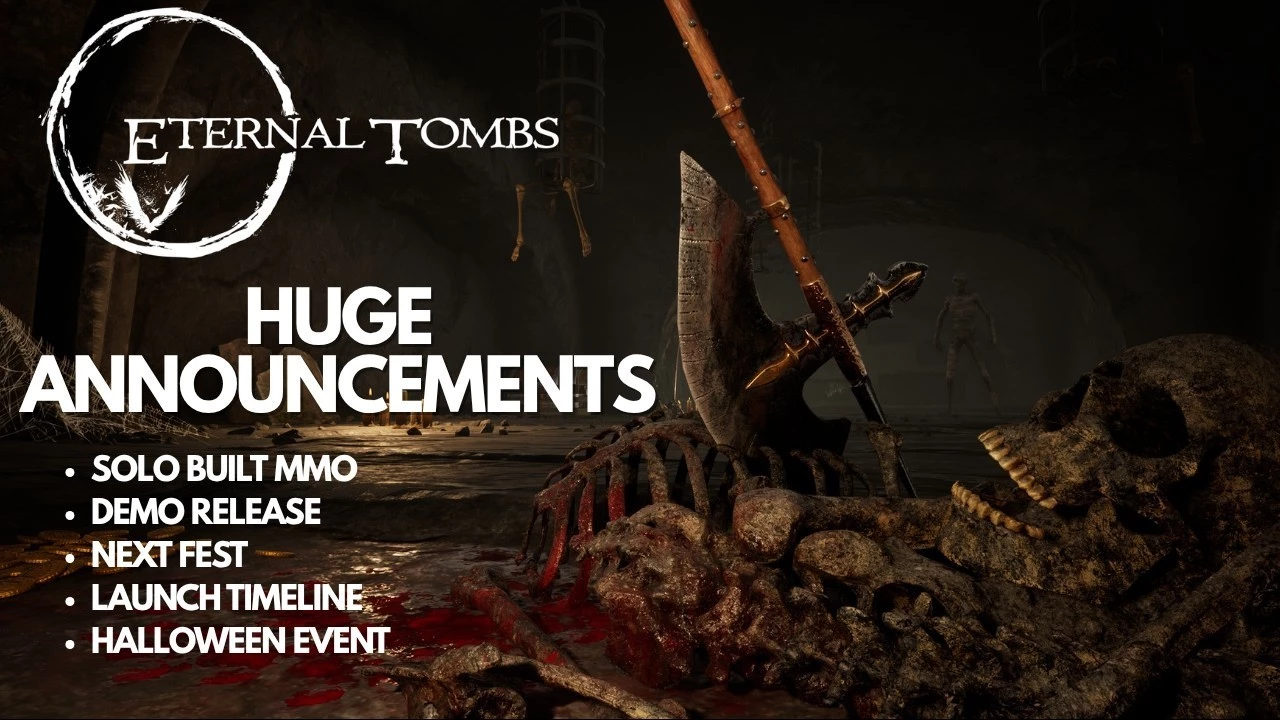 Eternal Tombs получит демо в Steam Next Fest 19 октября, релиз MMORPG — в начале марта 2027 года