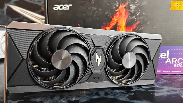 Nitro ARC B570 от Acer — тихая и холодная альтернатива RTX 4060 с 10 ГБ памяти