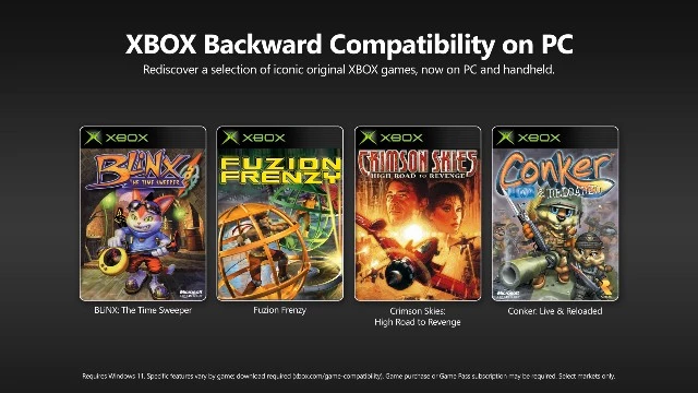 Классика с первой Xbox вроде Conker и Crimson Skies пришла на ПК с запуском обратной совместимости