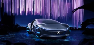 [CES 2020] Mercedes-Benz и Джеймс Кэмерон представили концепт-кар, вдохновленный «Аватаром»