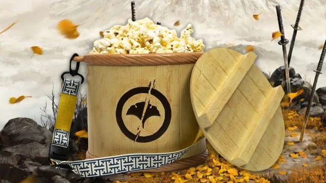 Деревянное ведро для попкорна в стиле Ghost of Yotei продали за несколько часов