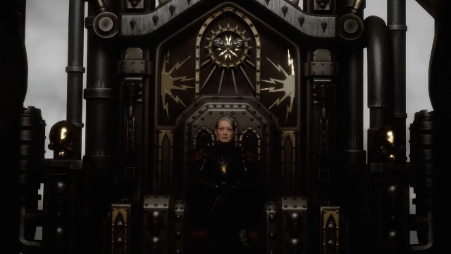 Титан Аврора Феррум идет за головой Хоруса во втором эпизоде «Warhammer 40,000: Убить Луперкаля»