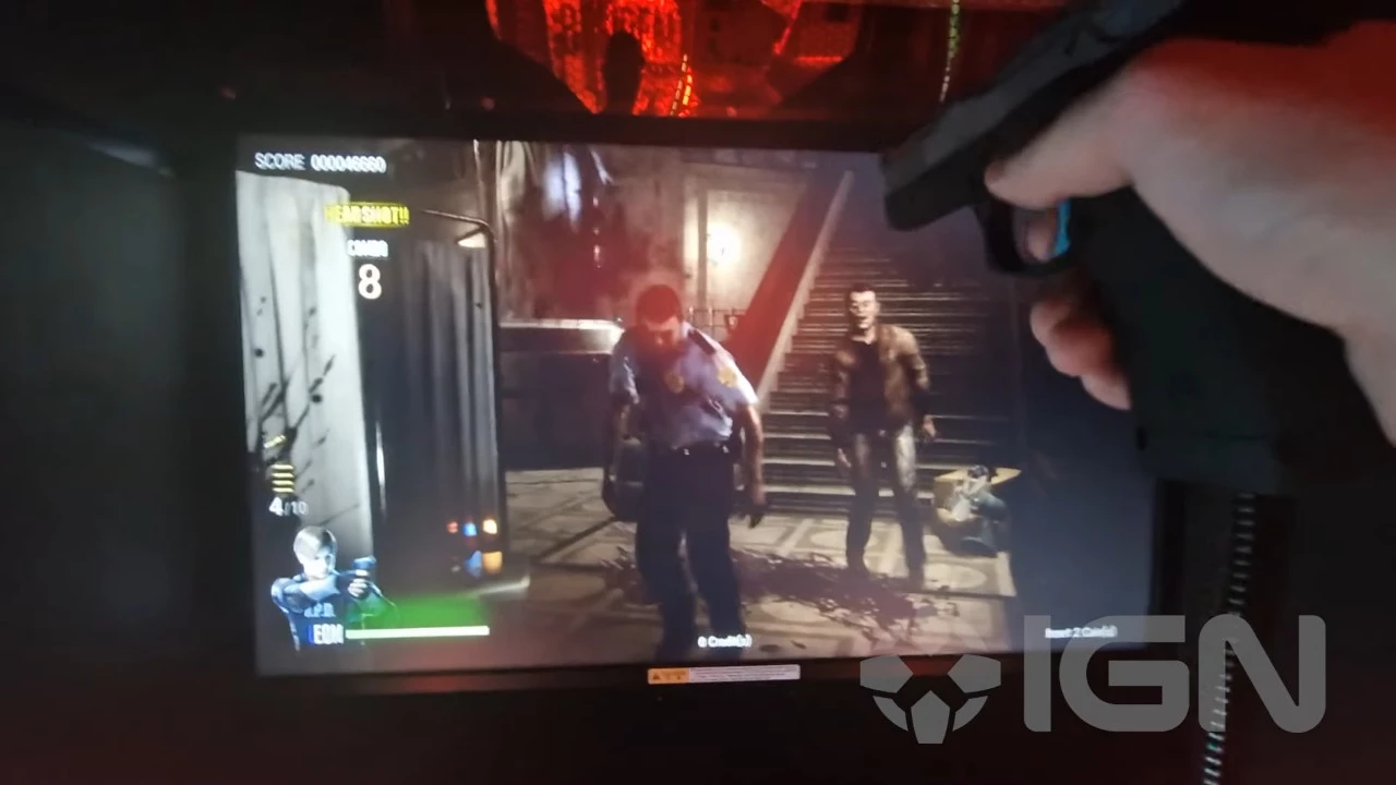 Resident Evil 2 перенесли на аркадные автоматы — игровой процесс