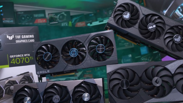 RTX 4070 Ti немного медленнее, чем RTX 3090 Ti и RX 7900 XT