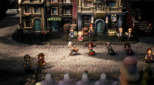 20 минут геймплея JRPG Octopath Traveler II c TGS 2022