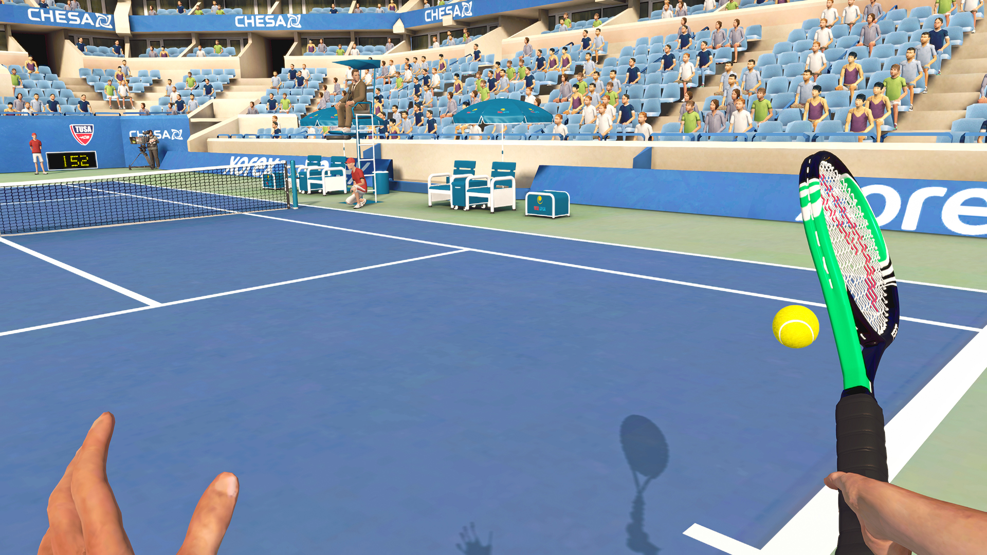 Новая теннисная игра. First person Tennis - the real Tennis Simulator. First person Tennis VR. Первый симулятор игры в теннис. First person Tennis the real Tennis Simulator VR.