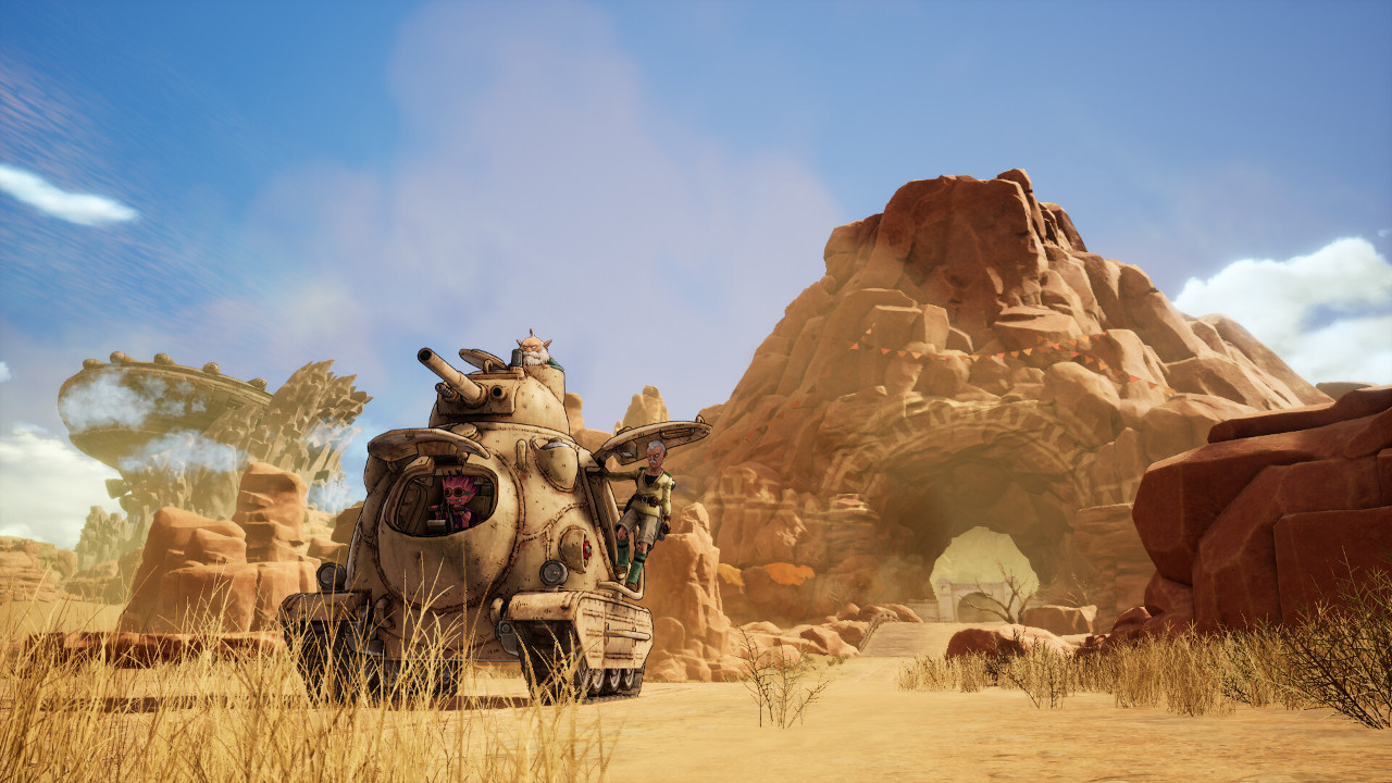 Новый геймплей экшен-РПГ Sand Land показывает Танк и Jump-Bot в действии