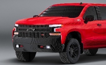 Полноразмерный пикап Chevrolet из Lego 