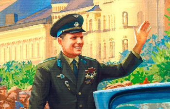 World of Tanks - Документальный ролик о полете Юрия Гагарина в космос 