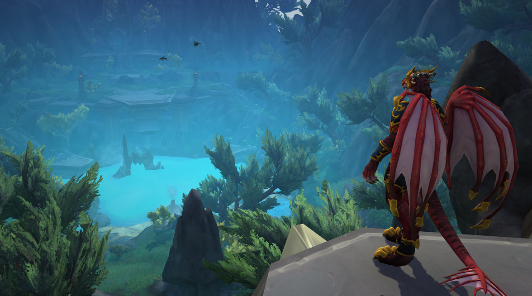 Превью стартовой локации Драктиров из World of Warcraft: Dragonflight