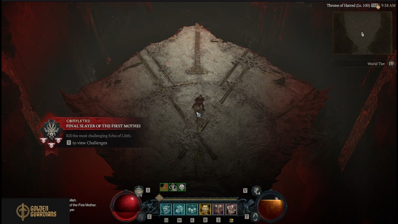Спустя неделю Ben полностью прошел Diablo IV, первым сразив того самого финального босса на хардкоре