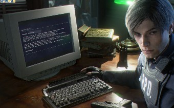 Resident Evil 2 - Пишущая машинка вместо клавиатуры