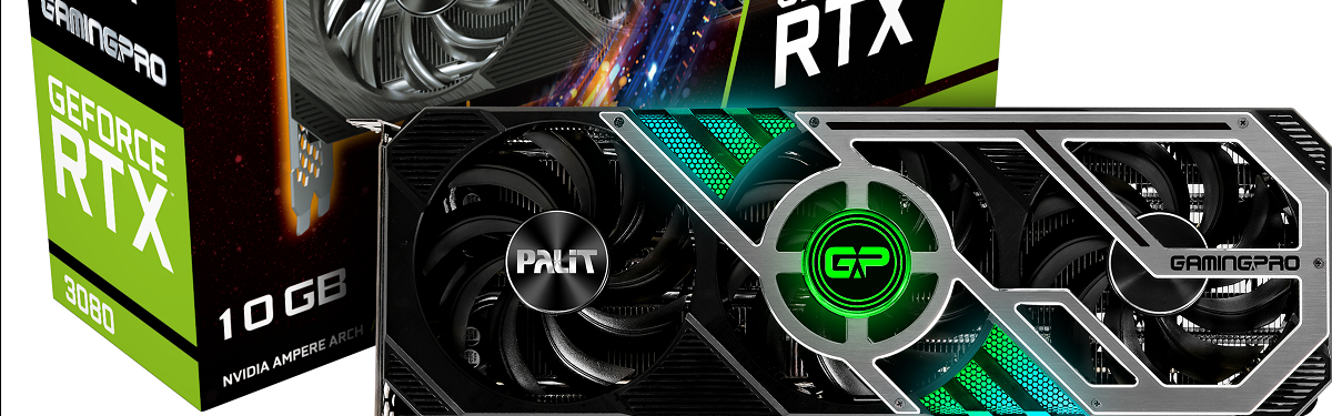 Представлены RTX 3090, 3080 и 3070 в исполнении Palit