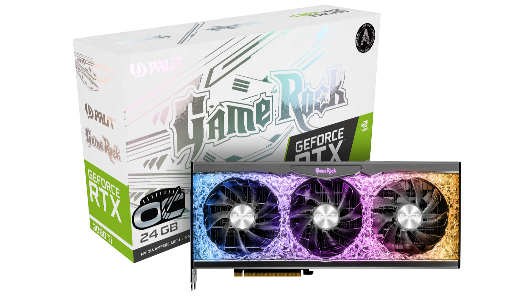 Видеокарты GeForce RTX 3090 Ti серии GameRock от Palit