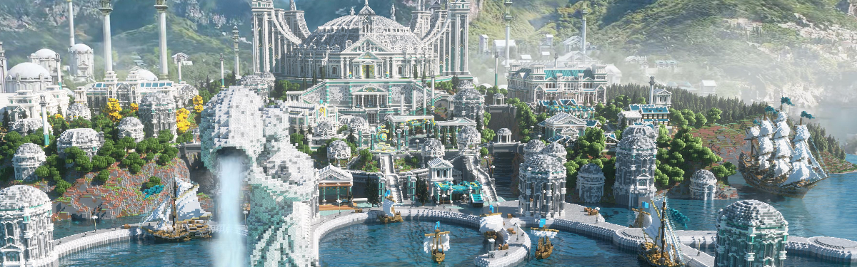 Город Old Sharlayan из Final Fantasy XIV воссоздали в Minecraft