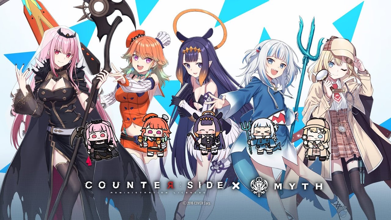 Новый трейлер коллаборации CounterSide со звездами Hololive Новый трейлер коллаборации CounterSide со звездами Hololive